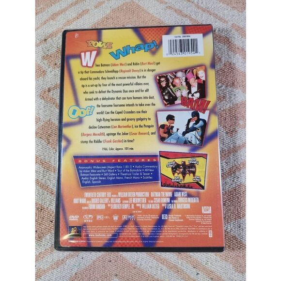 Batman: The Movie (DVD, 2001, 35th Anniversary Edition)Sealed - Picture 2 of 4